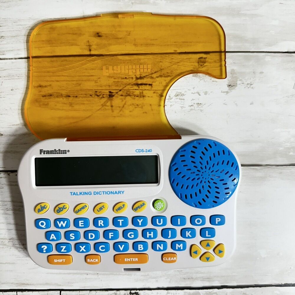 FRANKLIN TALKING DICTIONARY CDS-240 Handheld Spell Corrector For Parts Or Repair